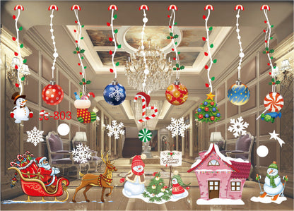 DROPPZZA Christmas Window Sticker Decoration