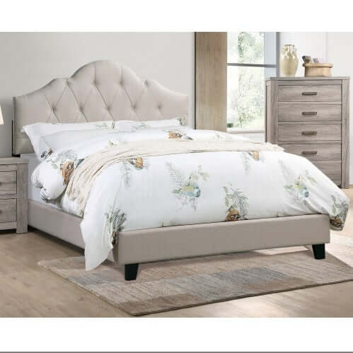 DROPPZZA Contemporary Tufted Queen Bedframe