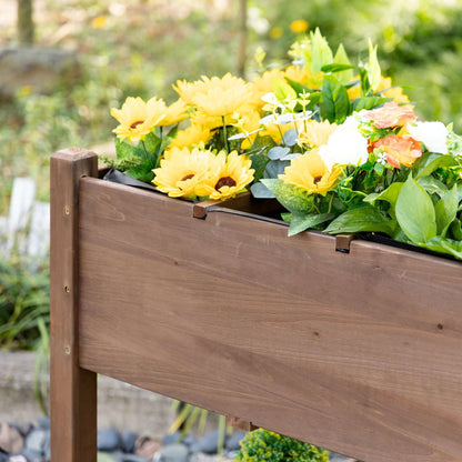 DROPPZZA Outdoor Garden Planter Box