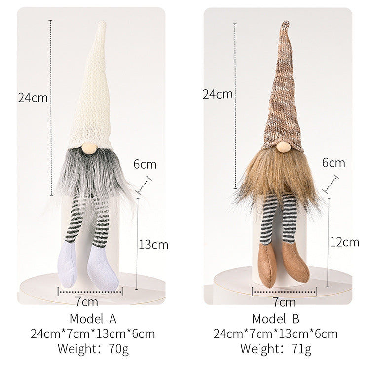 DROPPZZA Christmas Faceless Doll Ornament