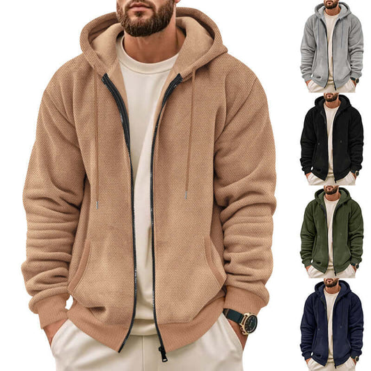 DROPPZZA Men’s Zippered Hoodie