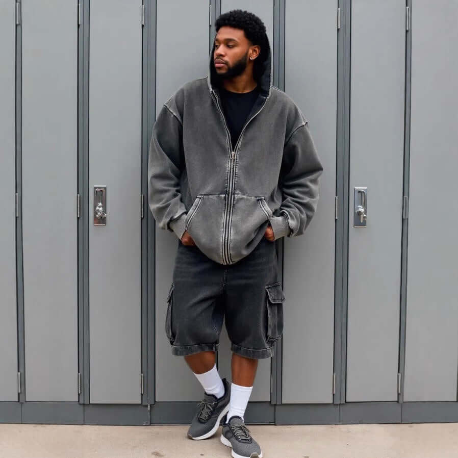 DROPPZZA Men’s Loose Hoodie