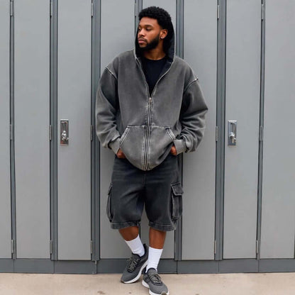 DROPPZZA Men’s Loose Hoodie