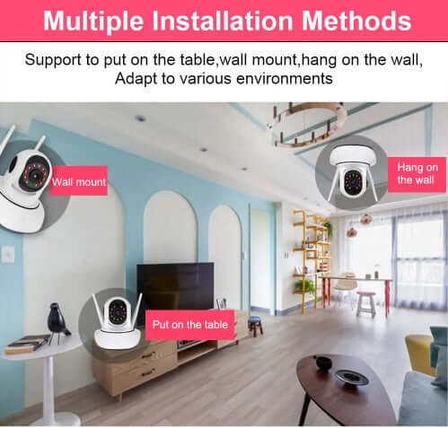 DROPPZZA Smart Home WiFi Security Camera