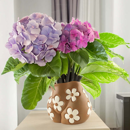 DROPPZZA Resin Body Art Creative Flowerpot