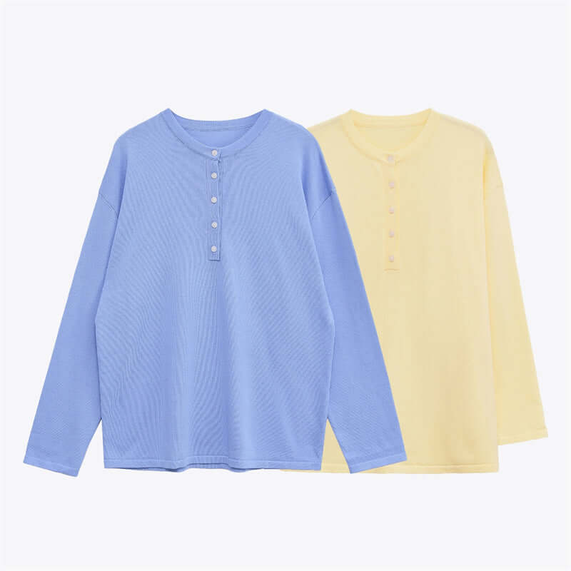 DROPPZZA Women’s V-neck Knit Cardigan Top