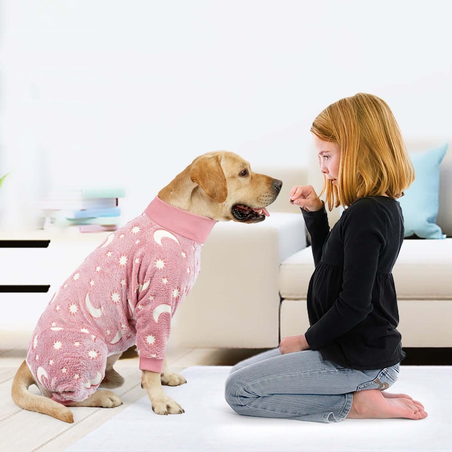 DROPPZZA Cozy Winter Dog Pajamas Pet Clothing