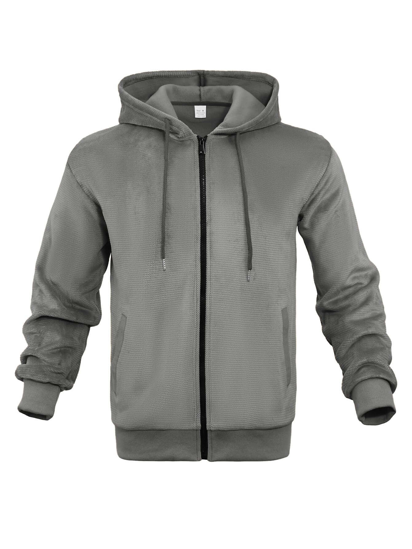 DROPPZZA Men’s Zippered Hoodie