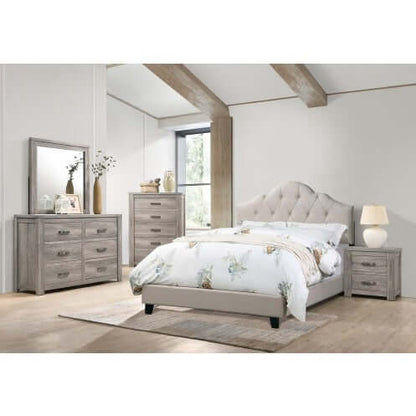 DROPPZZA Contemporary Tufted Queen Bedframe