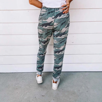 DROPPZZA Leopard Casual Pants