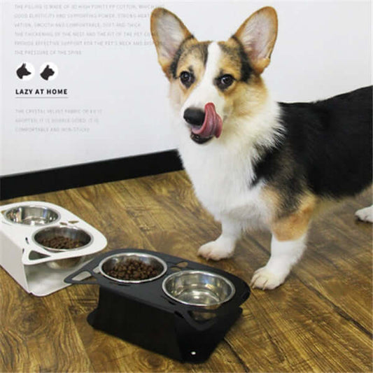 DROPPZZA-Anti-Falling-Cat-Dog-Feeding-Water-Bowl