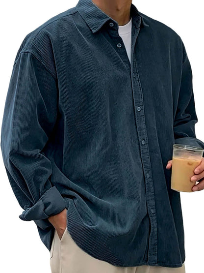 DROPPZZA Men’s Thick Shirt Jacket