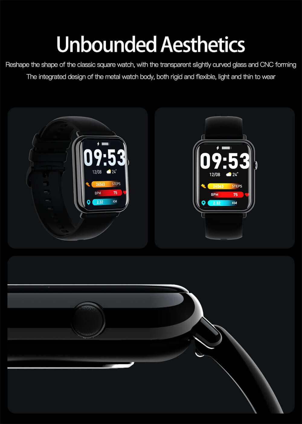 DROPPZZA Waterproof Smart Watch