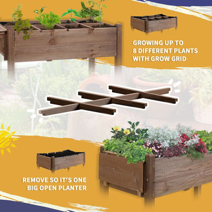 DROPPZZA Outdoor Garden Planter Box