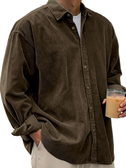 DROPPZZA Men’s Thick Shirt Jacket