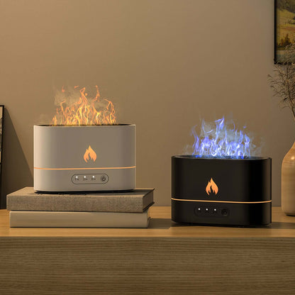 DROPPZZA Flame Aromatherapy Humidifier Diffuser