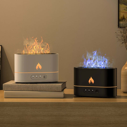 DROPPZZA Flame Aromatherapy Humidifier Diffuser