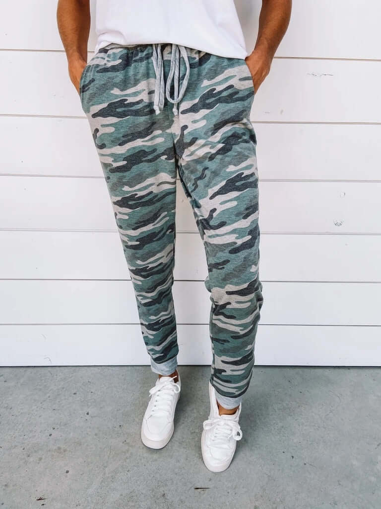 DROPPZZA Leopard Casual Pants