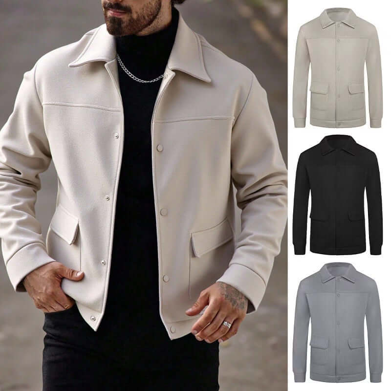 DROPPZZA Casual Wool Jacket