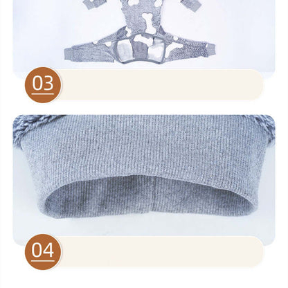 DROPPZZA Cozy Winter Dog Pajamas Pet Clothing