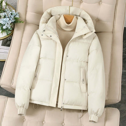 DROPPZZA Hooded Thick Padded Coat Petite Winter Jacket