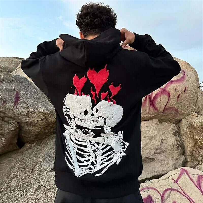 DROPPZZA Men’s Loose Hoodie