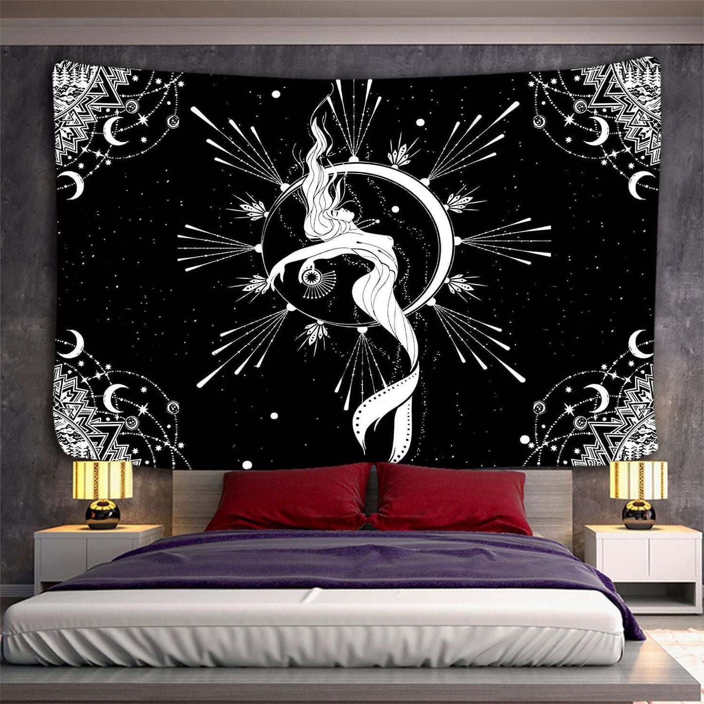 DROPPZZA Printed Cloth Wall Hanging Decor