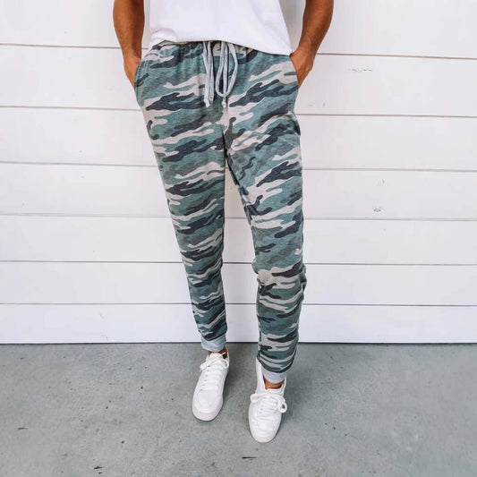 DROPPZZA Leopard Casual Pants