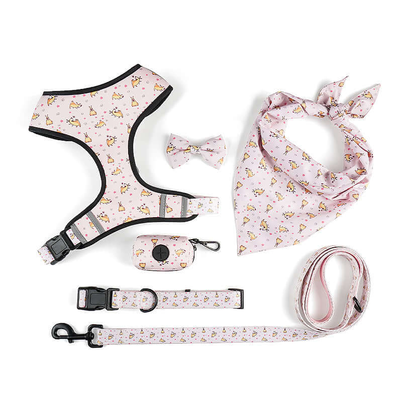 DROPPZZA Dog Bow Leash Harness Accessory
